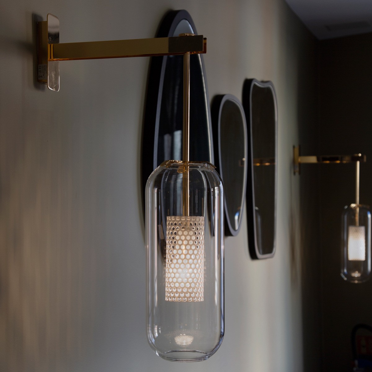 Vadim Geperforeerde Kooi Wandlamp Industrieel