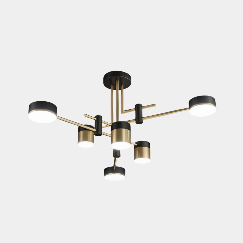 Luxe Spider Sputnik Design Metalen Schijf Plafondlamp HL1090