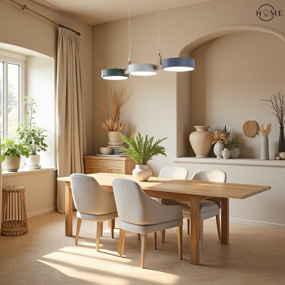 Nordic Modern Eenvoudige Macaron 3 Kops Hanglamp HL683