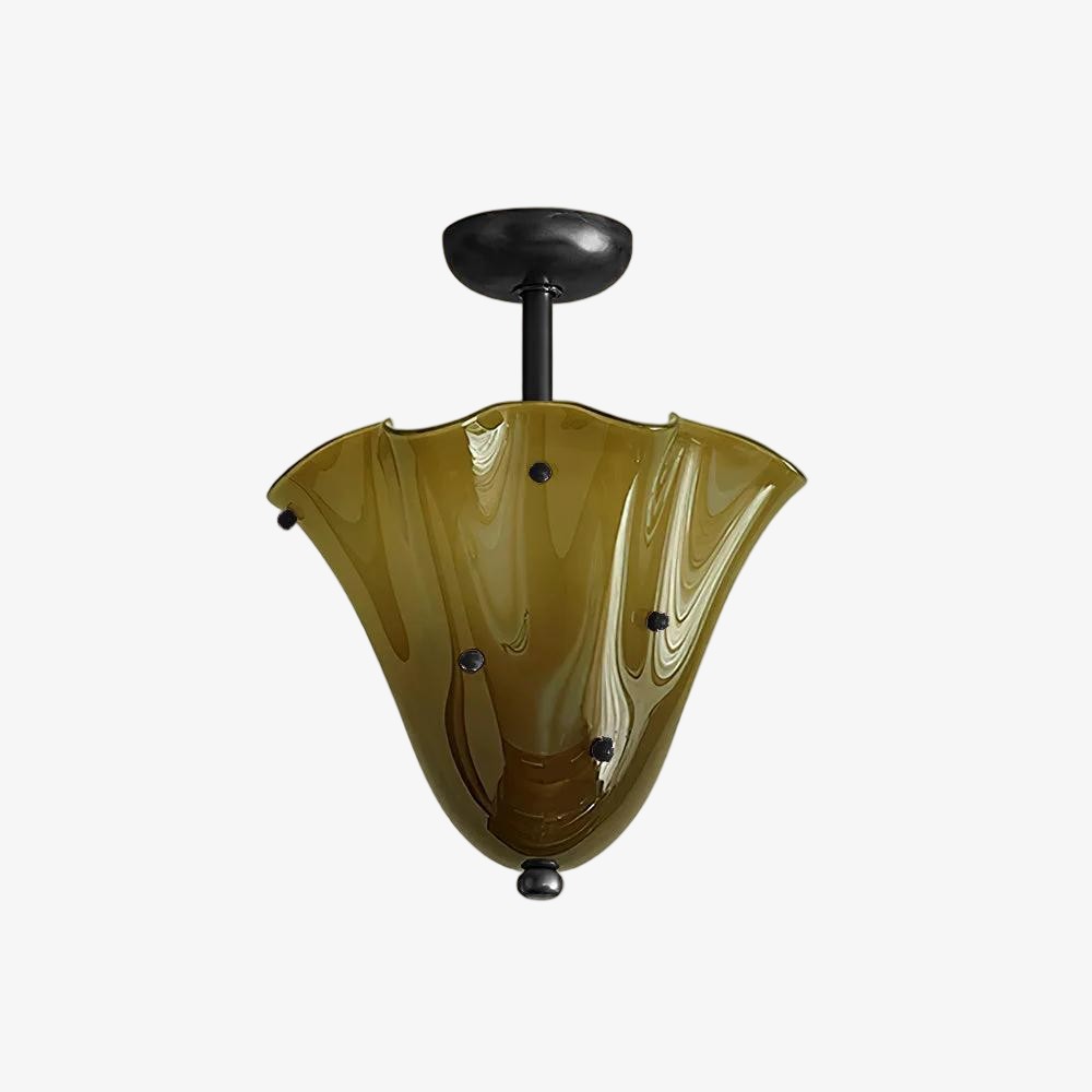 Bellina Decoratieve Glazen Plafondlamp - Moderne Sculpturale Plafondlamp HL1645