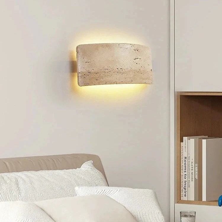 Moderne waterdichte buitenwandlamp van travertijn met IP65-classificatie HL3435
