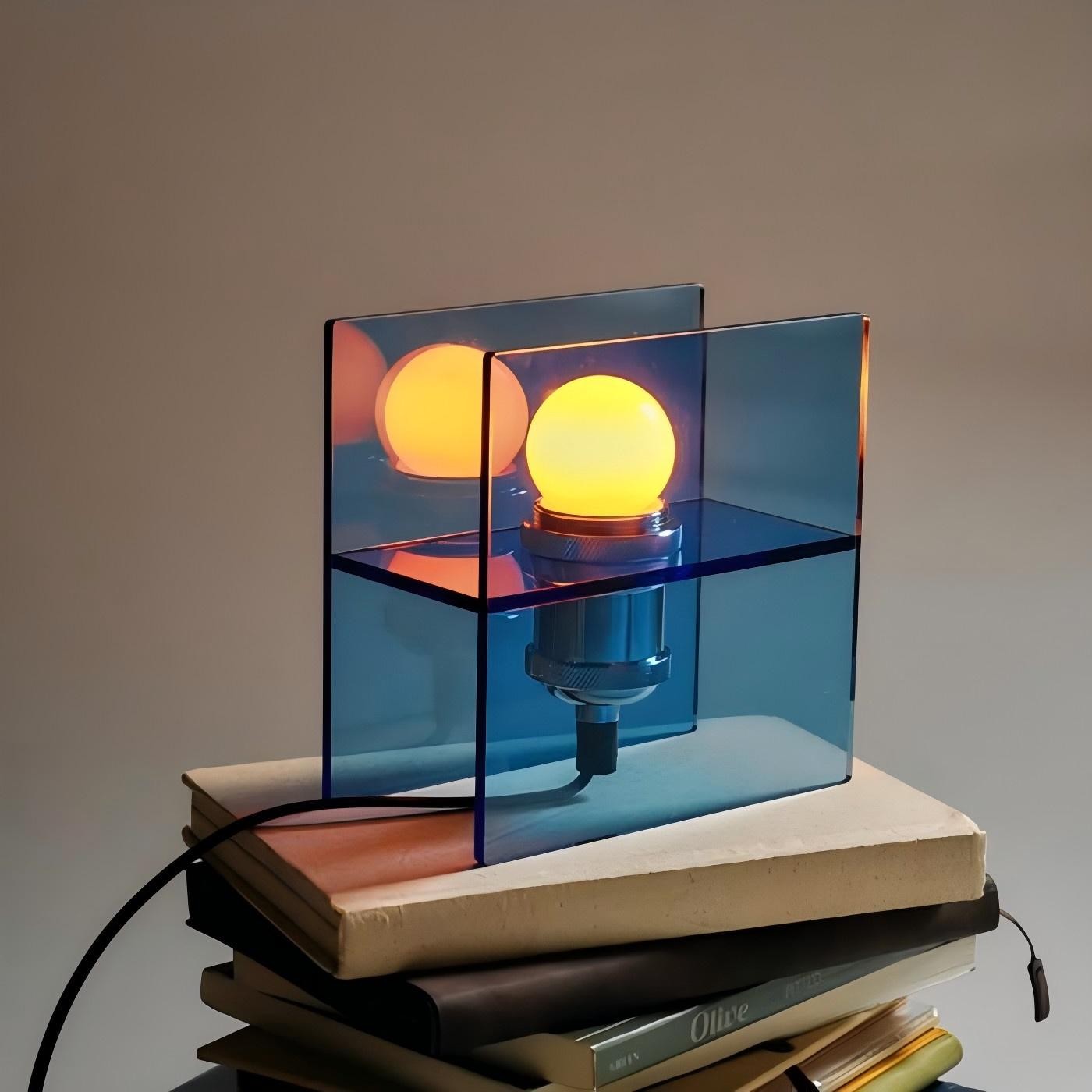 Ocean Horizon Cube Tafellamp - Acryl Nachtlamp HL1836