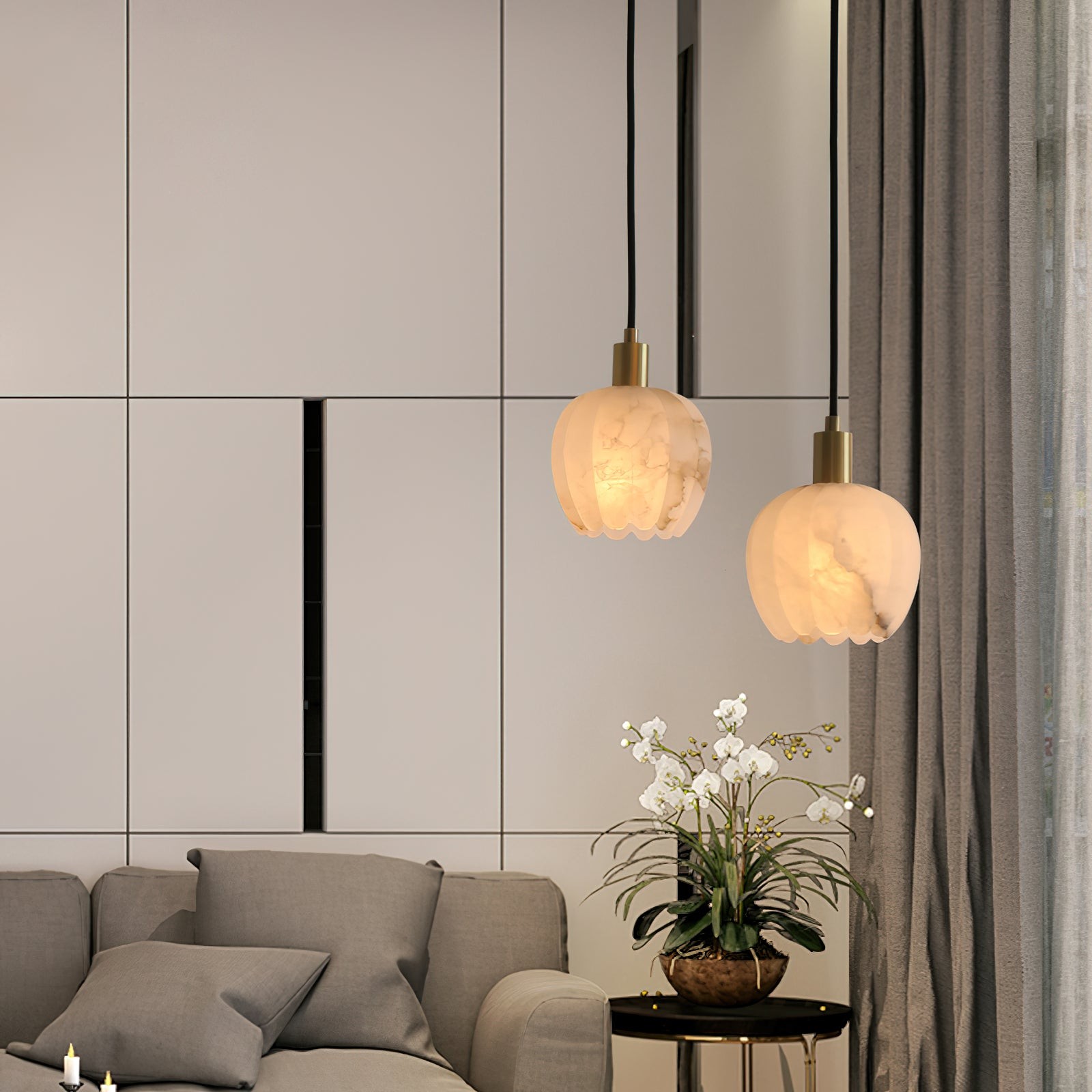 Lilin Alabaster hanglamp HL2977