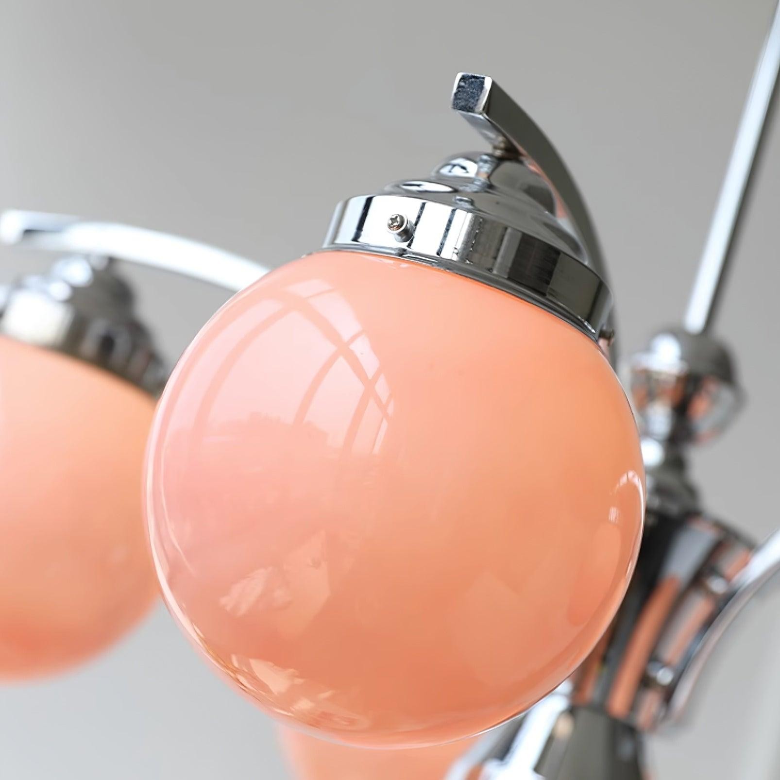 Franse elegante glazen bolvormige kroonluchter HL813