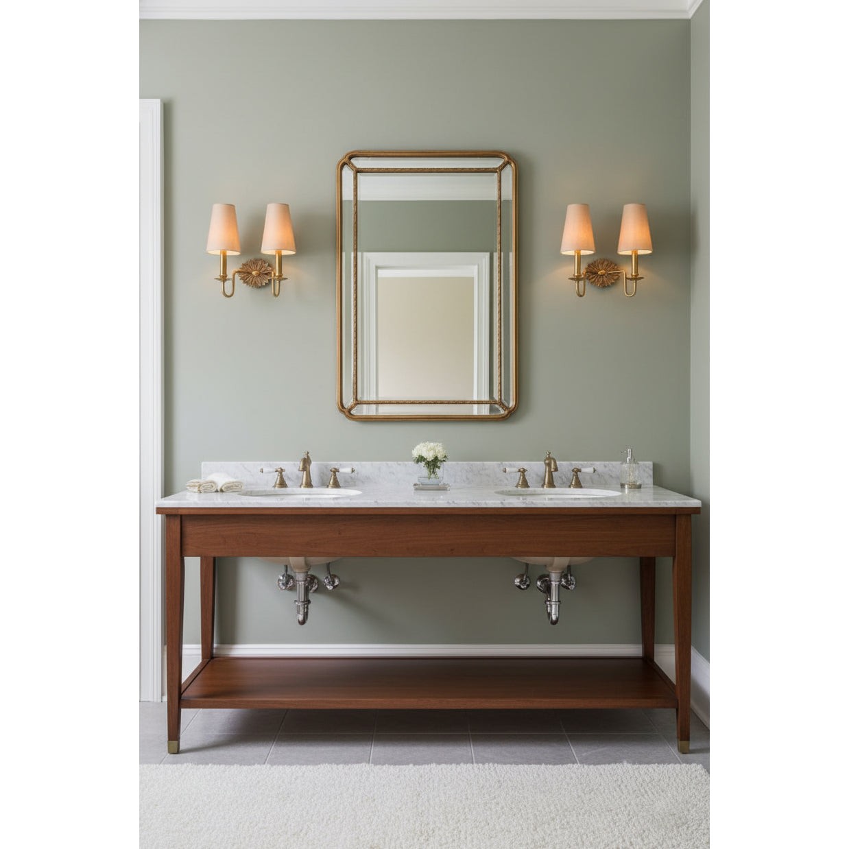 Demeter dubbele wandlamp HL3147