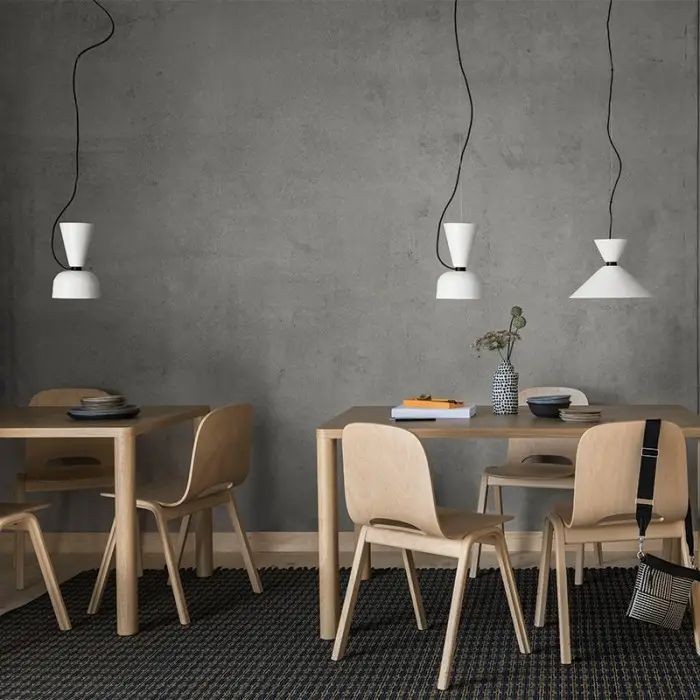 Macaron Colour Splicing Alphabeta metalen hanglamp HL137