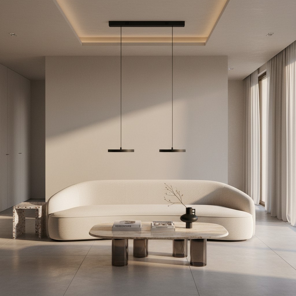 Feranox hanglamp met schijfvormig design - moderne stijl voor de eetkamer HL2405