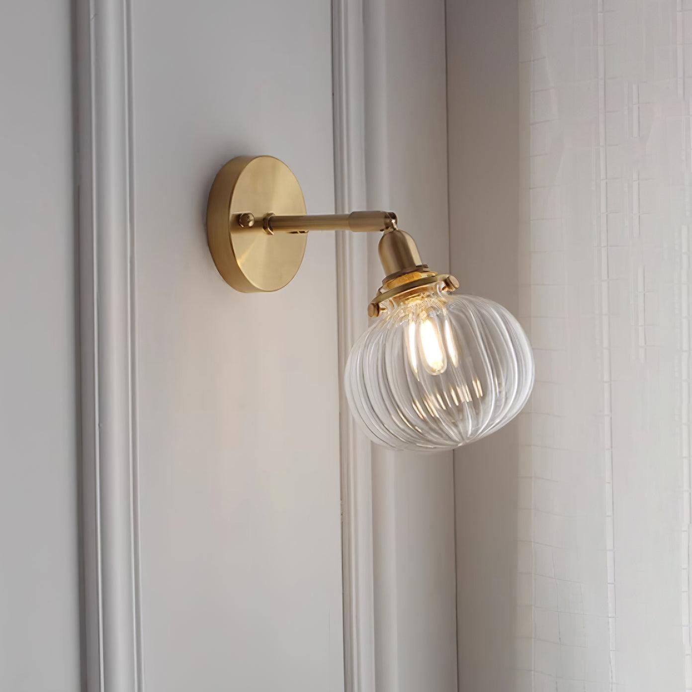 Eenvoudige hal entree pompoenpatroon wandlamp HL771