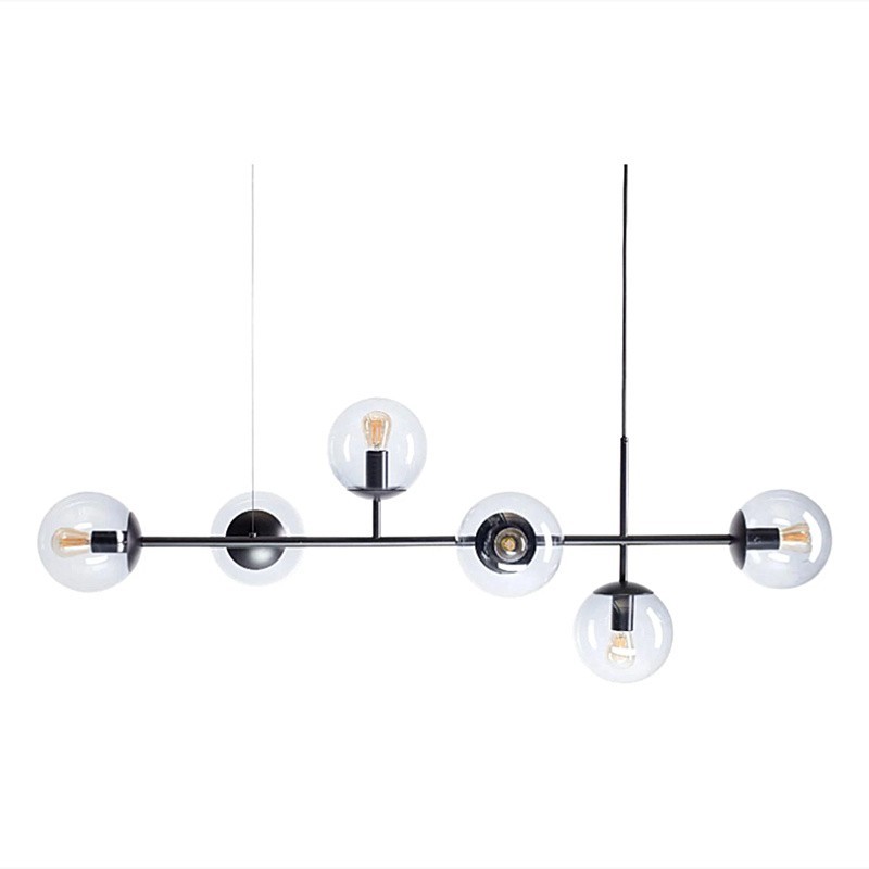 Orb moderne glazen bol hanglamp voor woonkamer