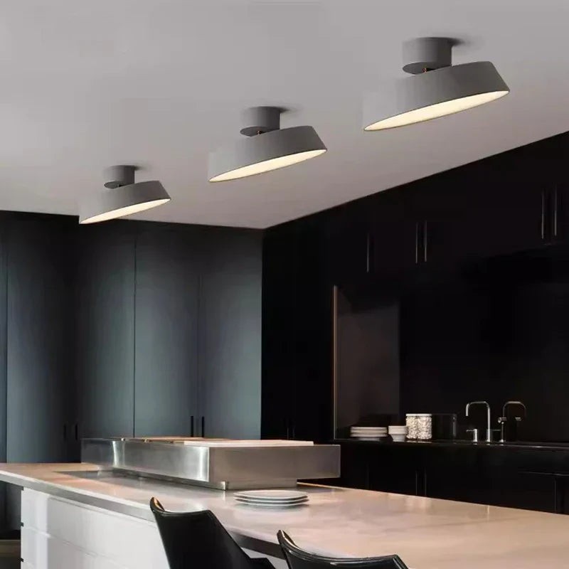 Nordic Minimalist Ronde Aluminium LED Plafondlamp HL1264