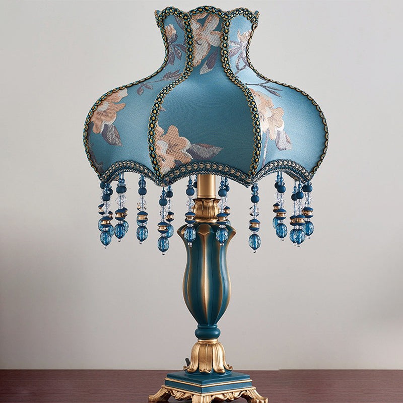 Palace Floral Hars Gesneden Basis Tafellamp HL877