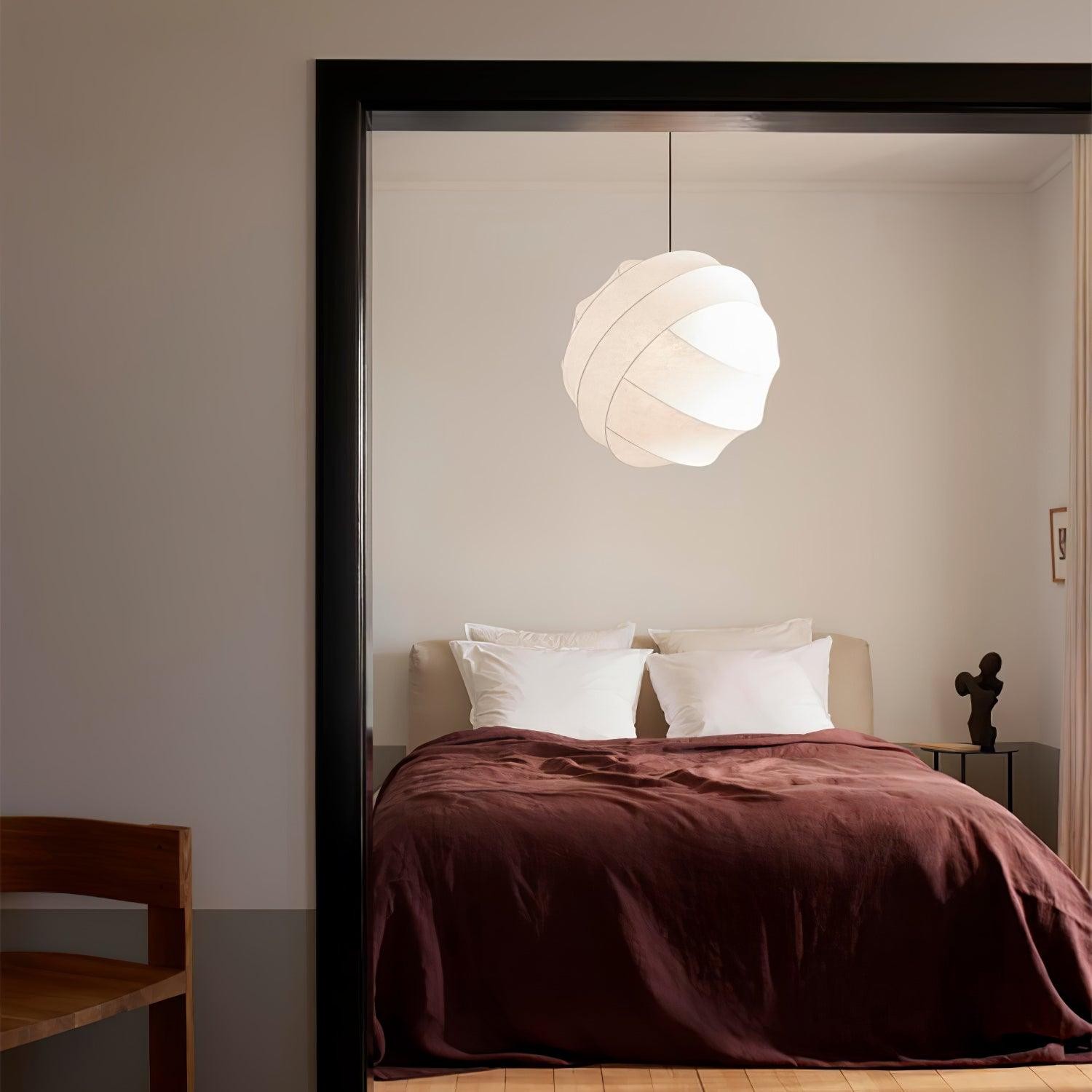 Wabi-Sabi Stijl Fiber Cocoon Hanglamp HL861