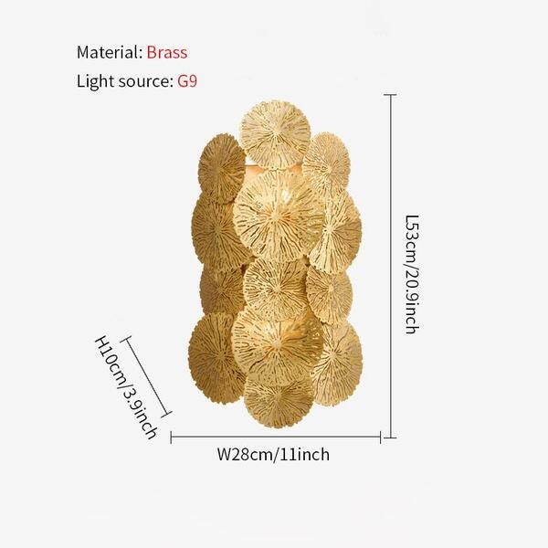 Lotus Leaf Wandlamp