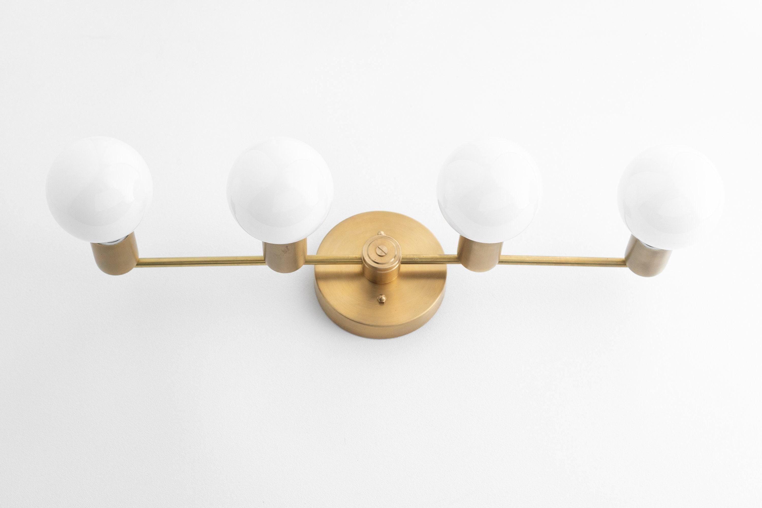 Glorica Glazen Lange Badkamerlamp - Modern Minimalistisch Wandlampontwerp HL1685