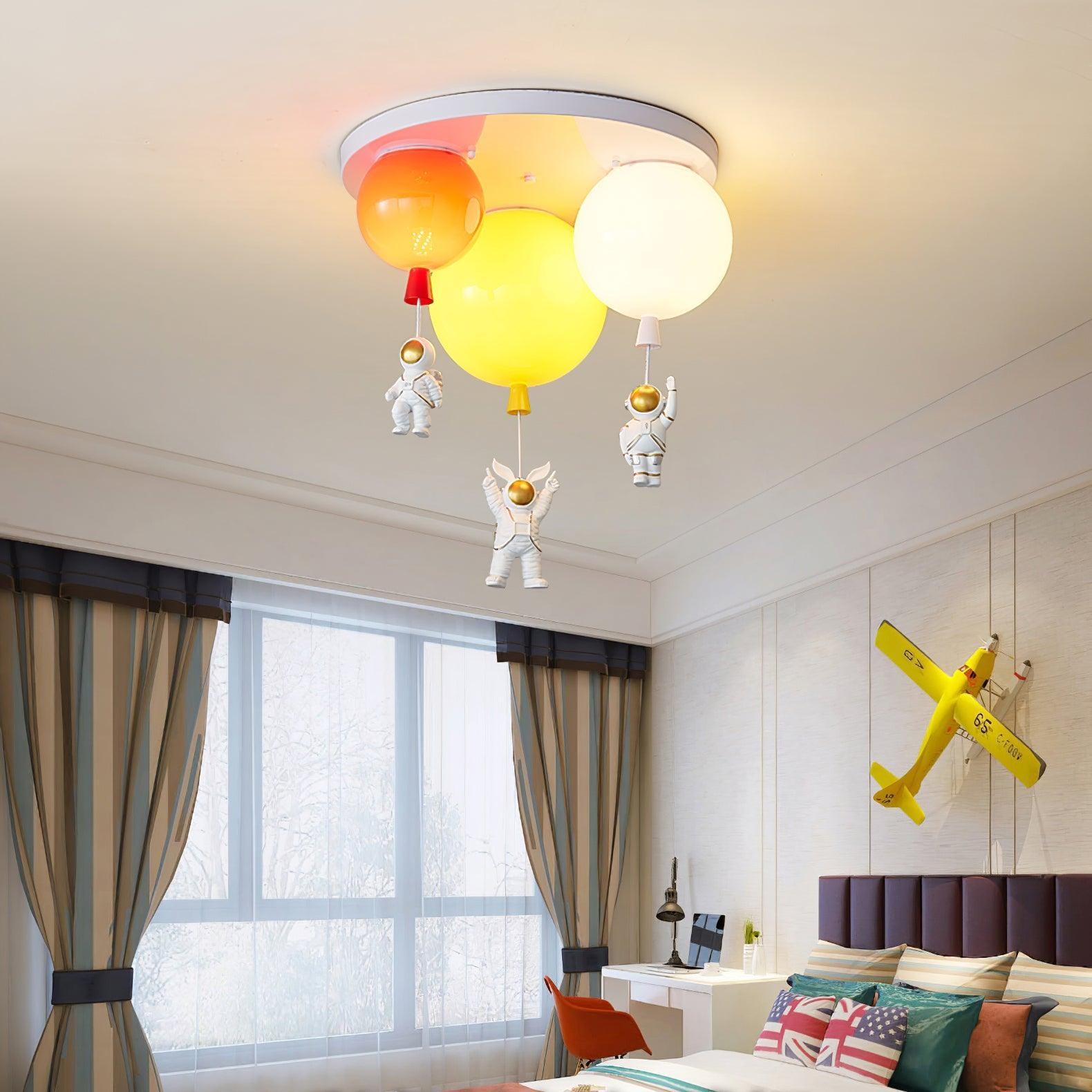 Astronaut Glanzende Ballon Plafondlamp HL361