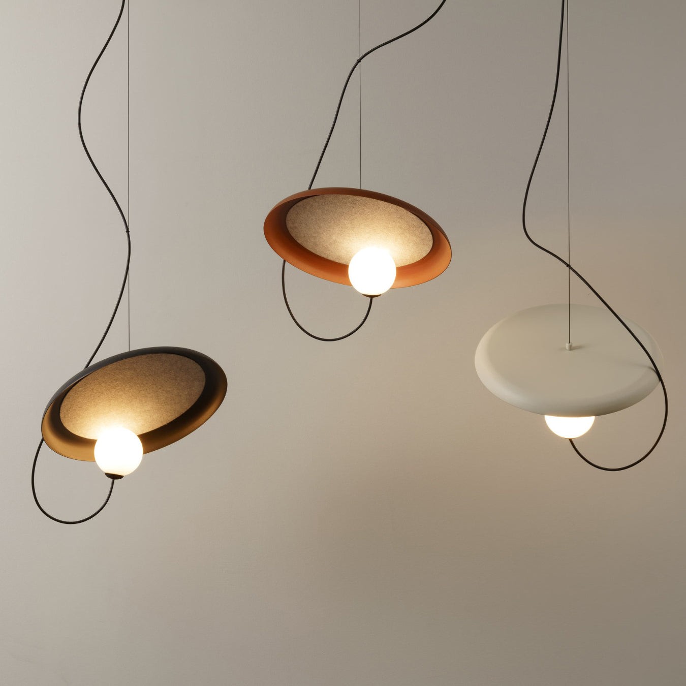 Akoestische schijf hanglamp HL3001