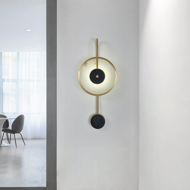 Creatieve schijf metalen wandlamp HL561