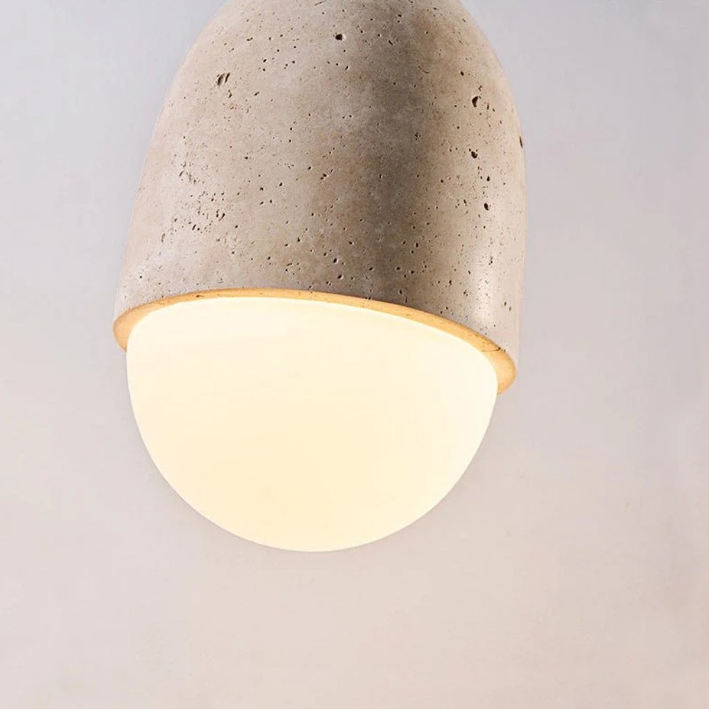 Orbaltis Moderne Orb Cluster Hanglamp - Hanglamp van natuursteen en glas voor woonkamer of keuken HL2448