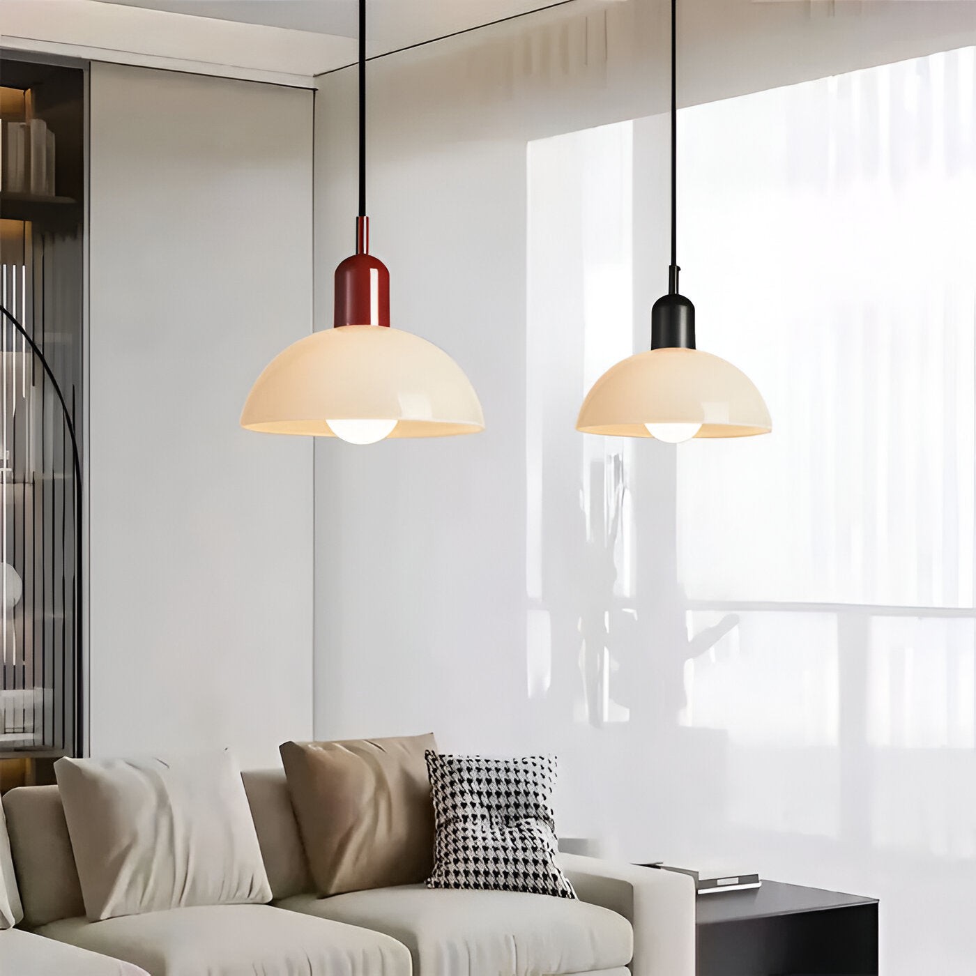 Aurora Nordic kleurrijke komvormige hanglamp HL3369