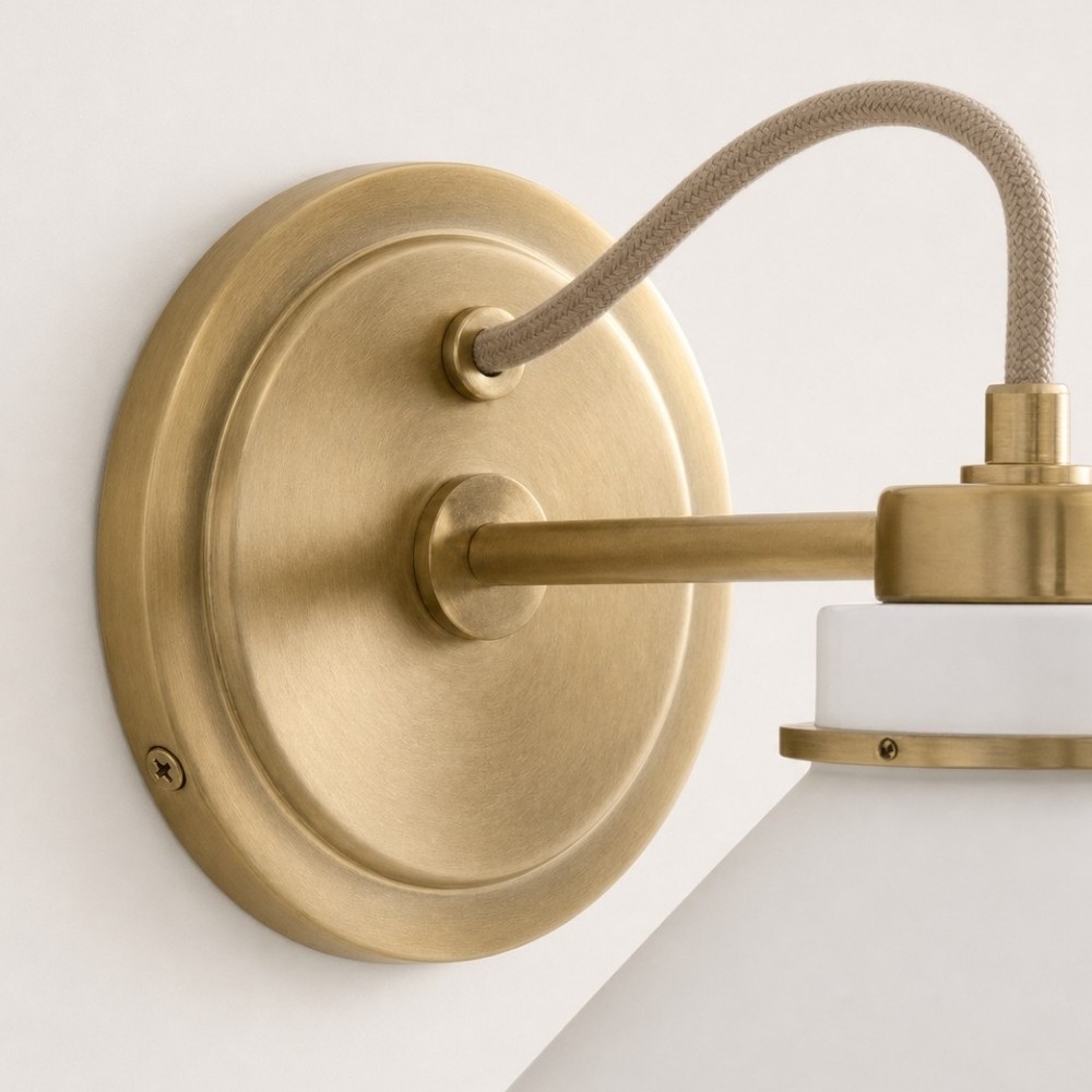Aurenza Sconce – Landelijke wandlamp met metalen accenten voor gezellige ruimtes HL1648