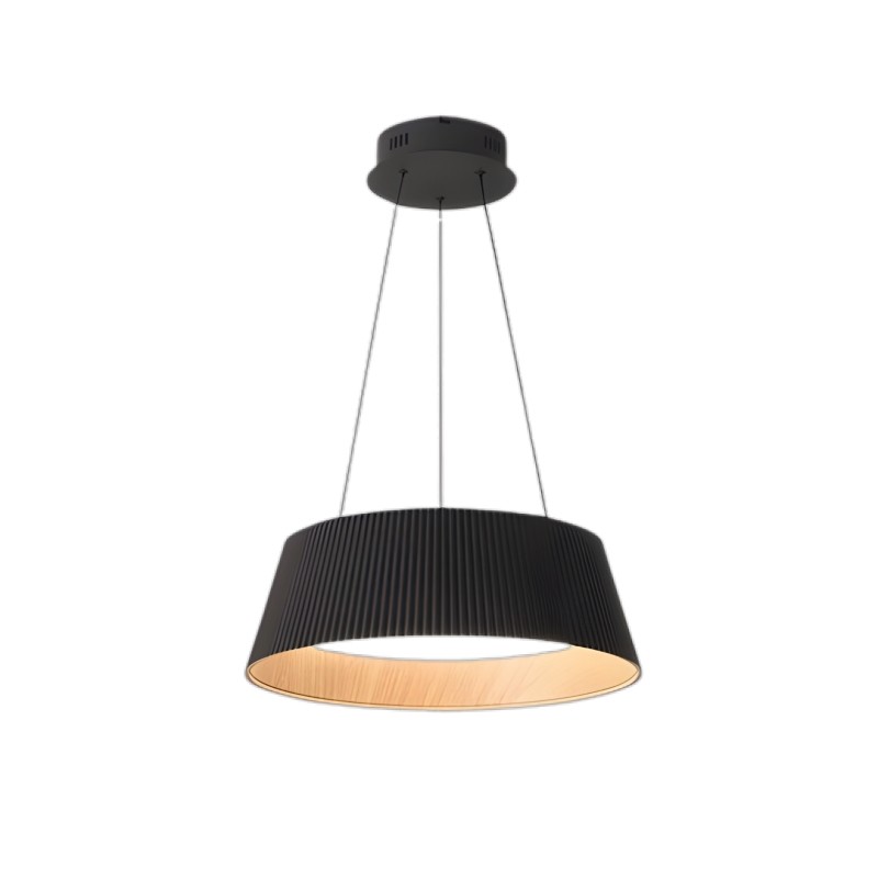Moderne Geribbelde Ronde Hanglamp HL264