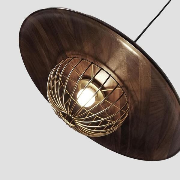 Vintage metalen hanglamp HL44