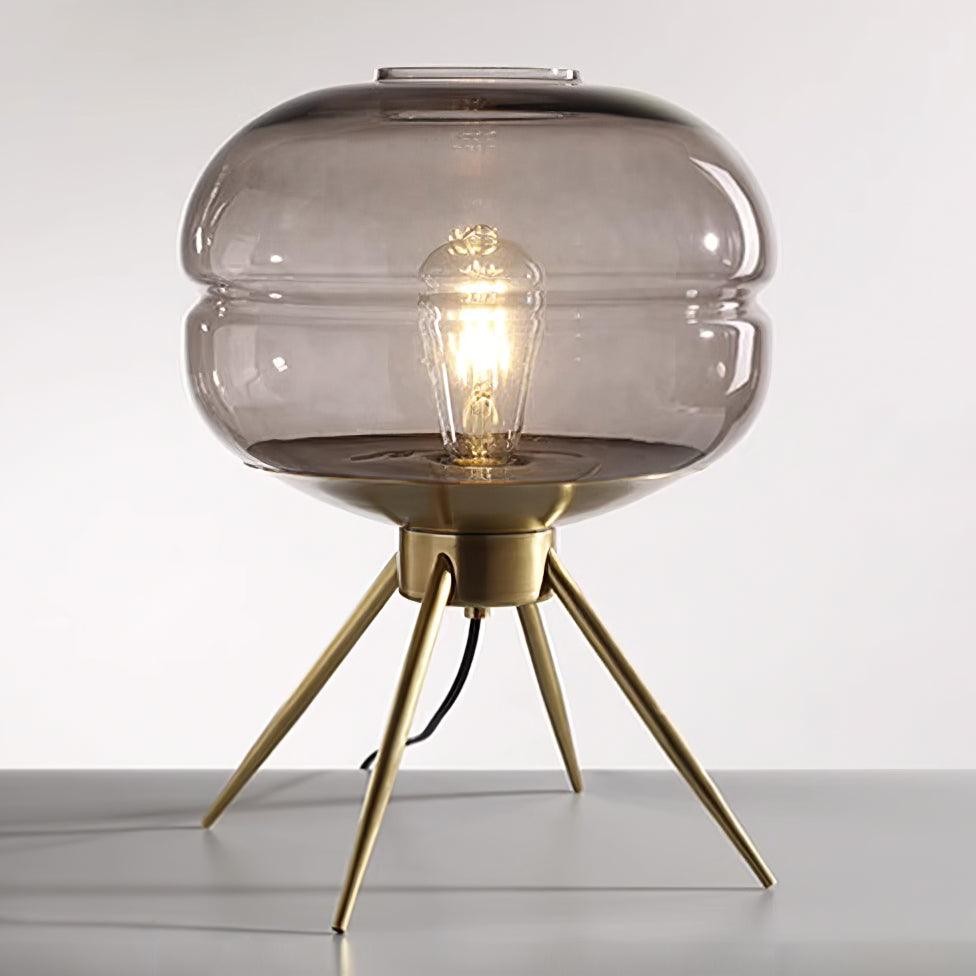 Luxe persoonlijkheid gekleurde glazen afdekking hoge tafellamp HL700