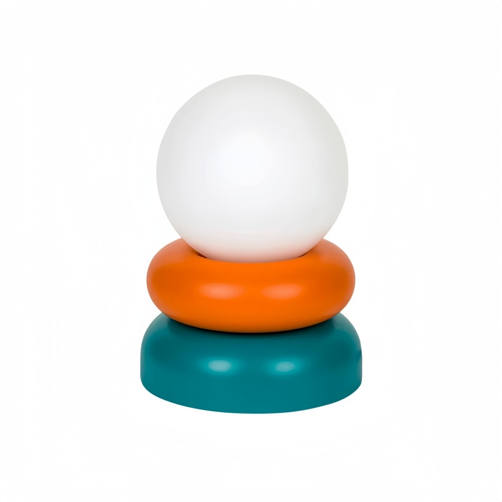 Macaron Opal Glass Tafellamp - Donut Artisan Lamp voor op het nachtkastje HL1066