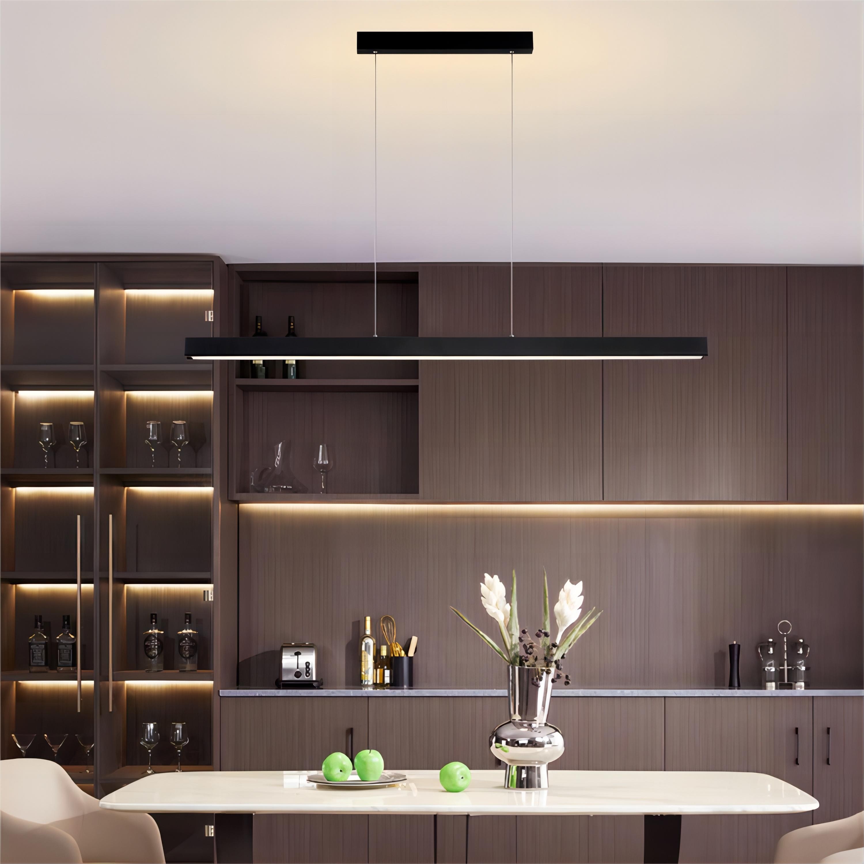 Industriële Metalen LED Horizontale Lineaire Kroonluchter HL99