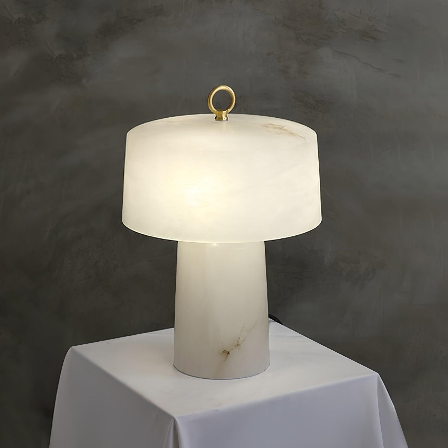 Lichte luxe stijl marmeren stenen tafellamp HL355