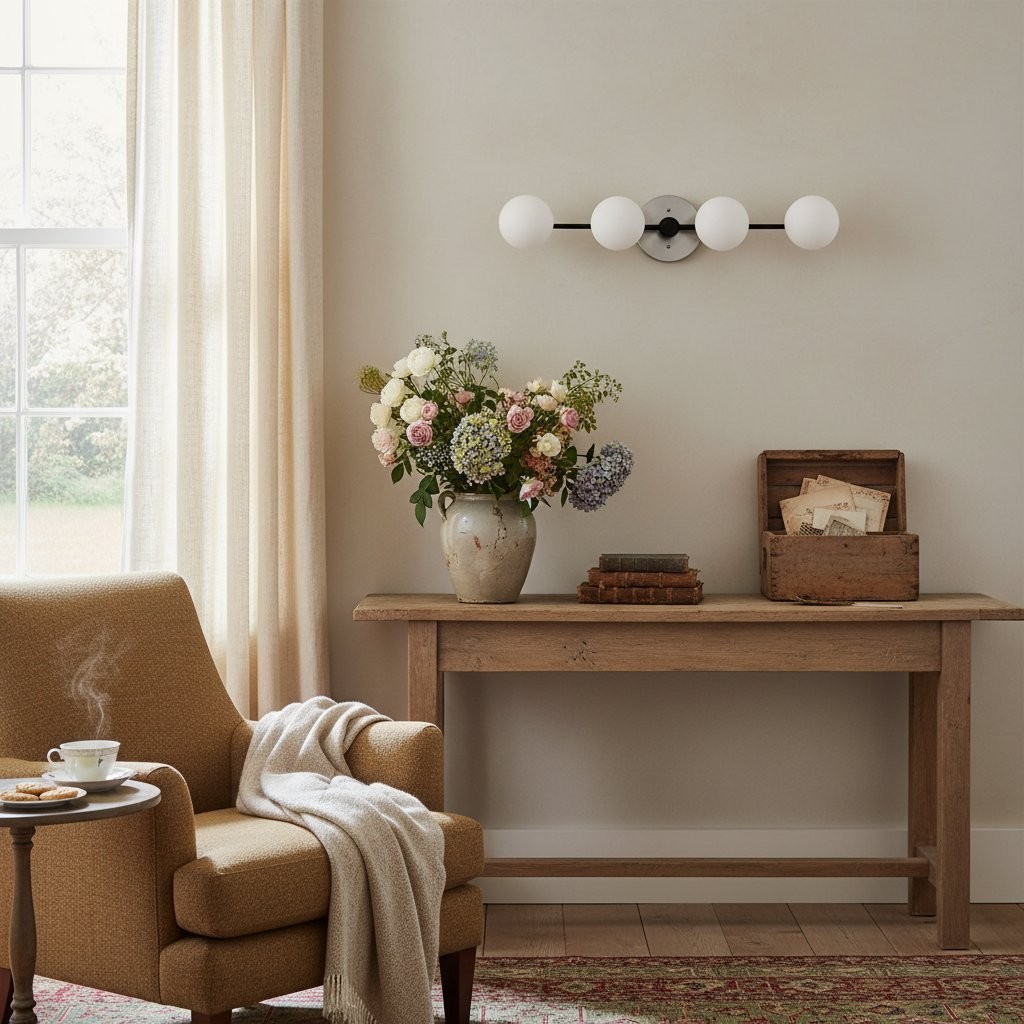Glorica Glazen Lange Badkamerlamp - Modern Minimalistisch Wandlampontwerp HL1685