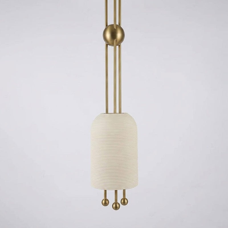 Hanglamp met glazen lantaarn HL3032