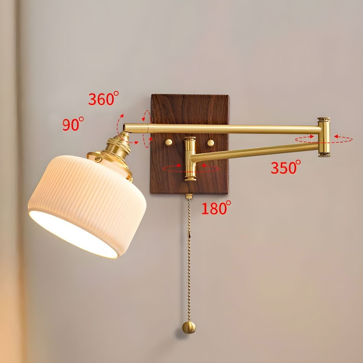 Keramische geometrie wandlamp HL499