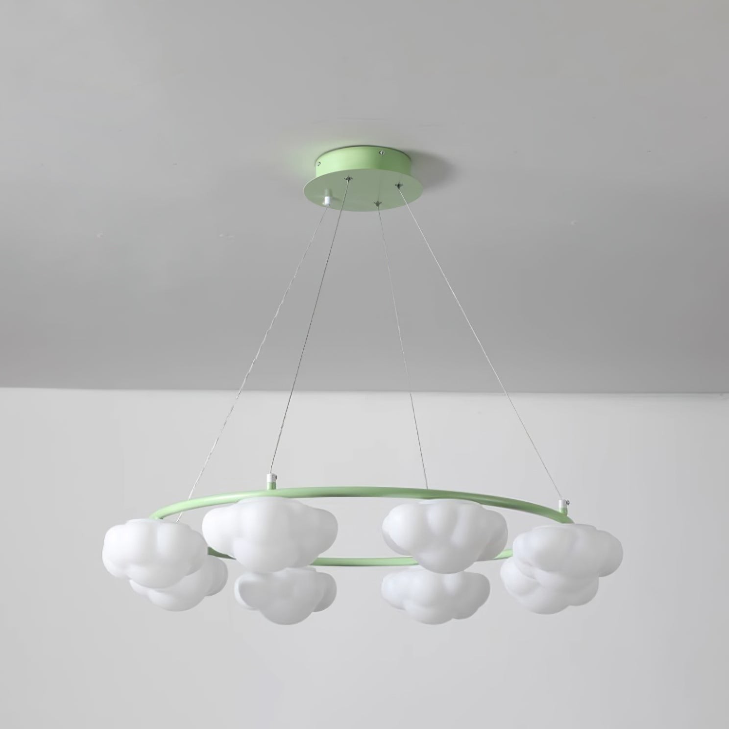 Crèmekleurige stijl creatieve persoonlijkheid wolken kroonluchter HL893
