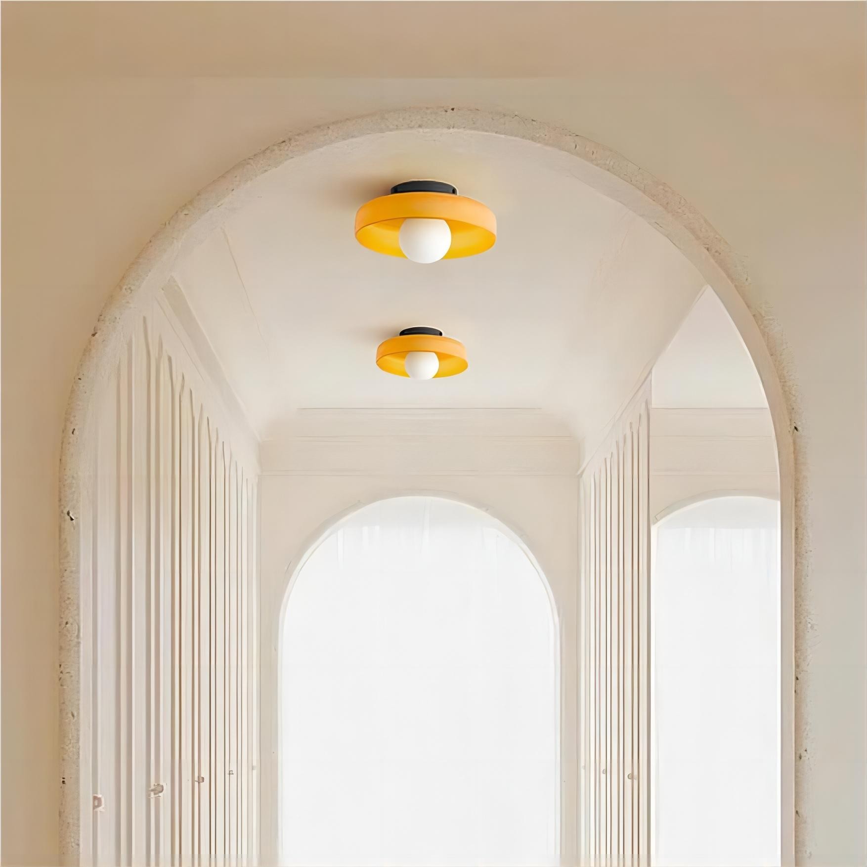 Morandi Glazen Schijf Orb Plafondlamp Wandlamp HL158