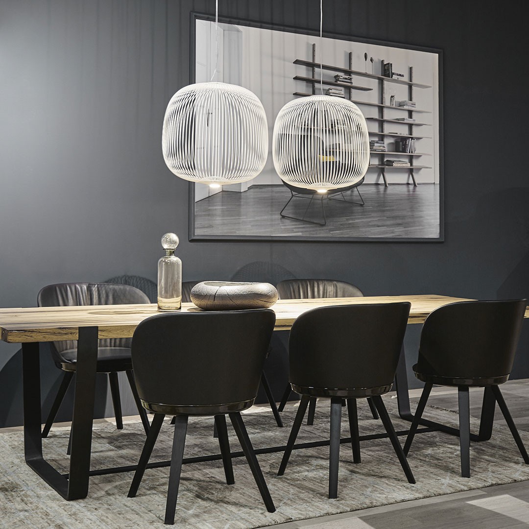 Radiloop Kooi Metalen LED Hanglamp Eettafel