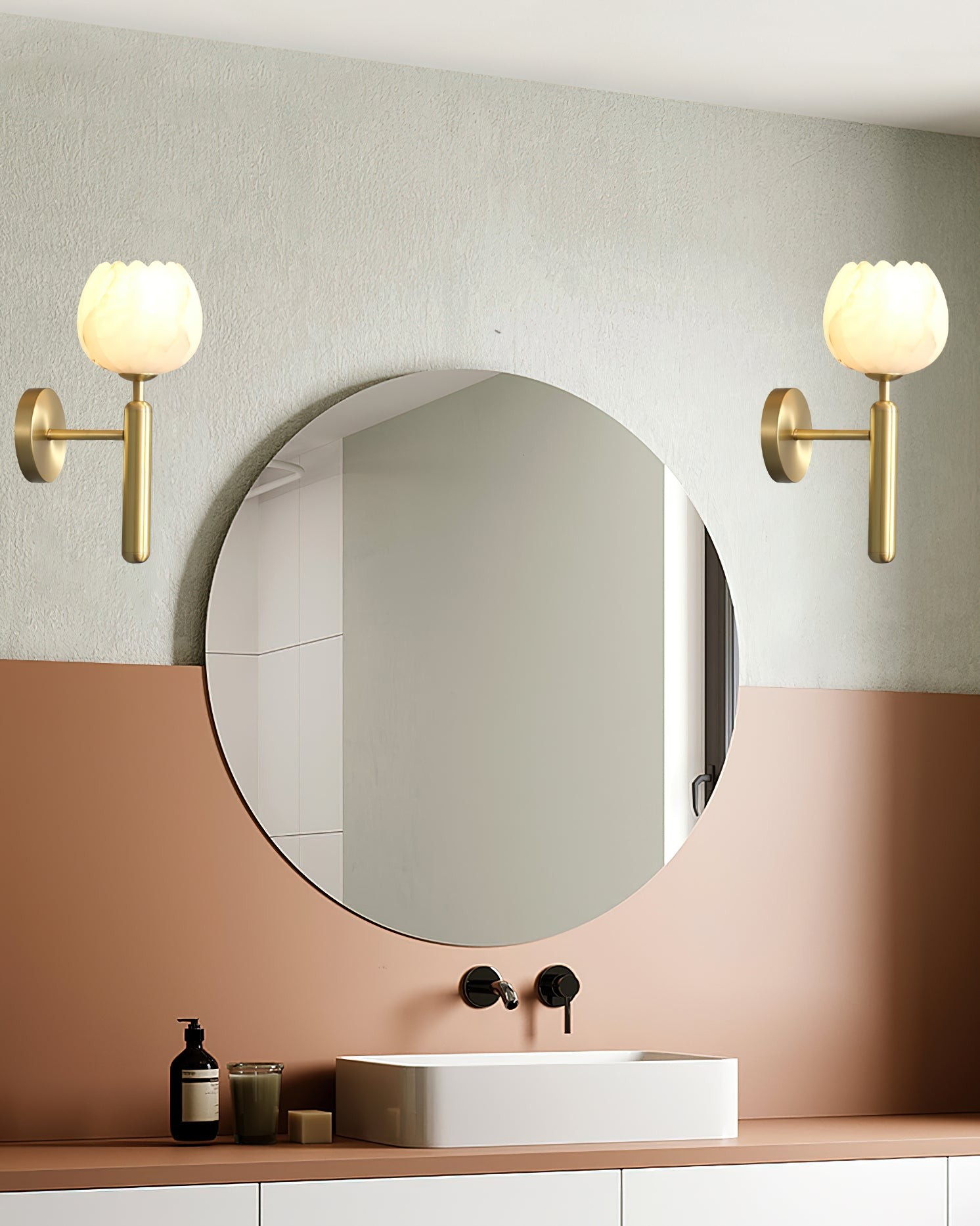 Mian alabaster wandlamp HL2992
