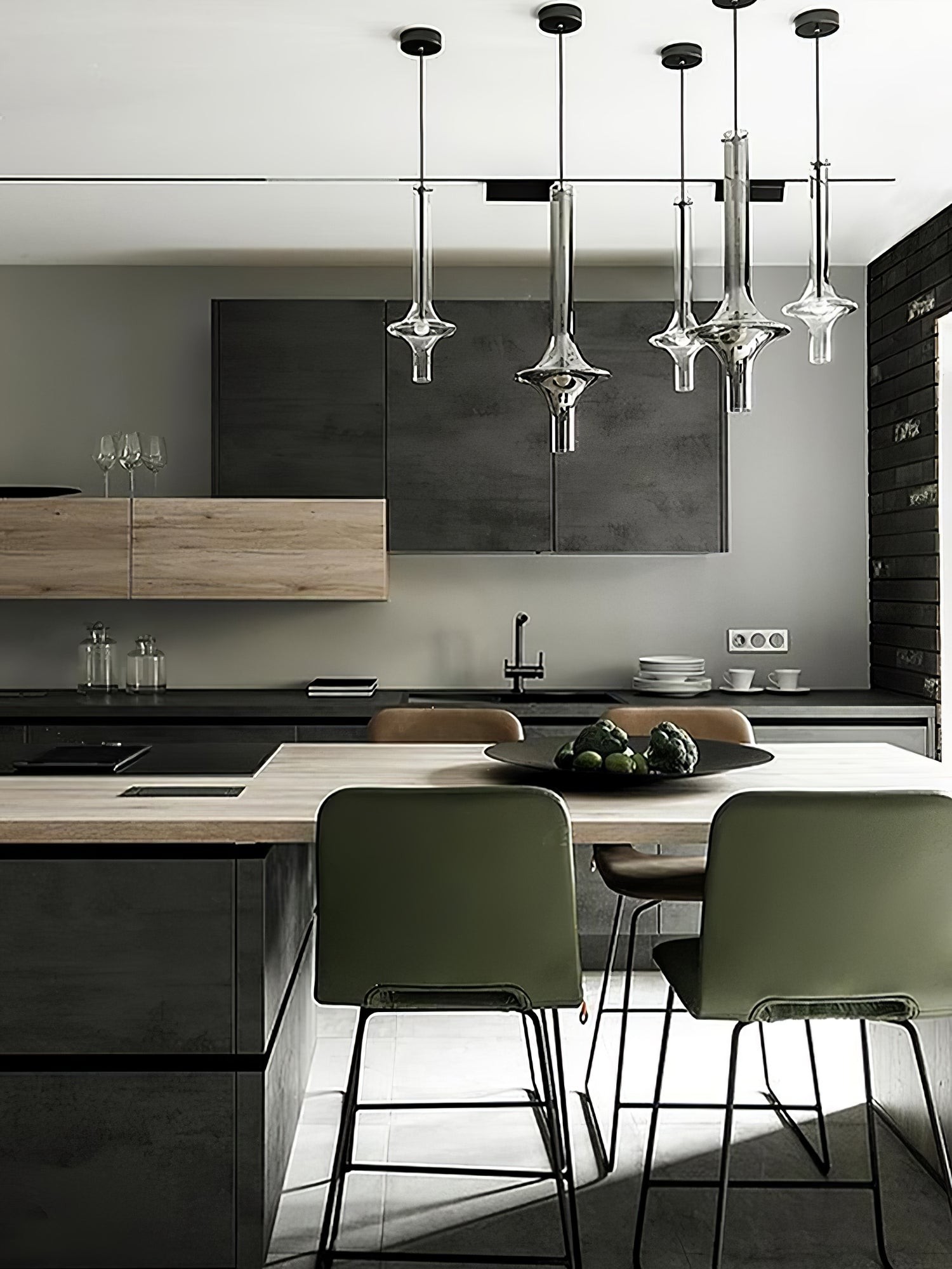 Moderne creatieve glazen buis hanglamp HL827