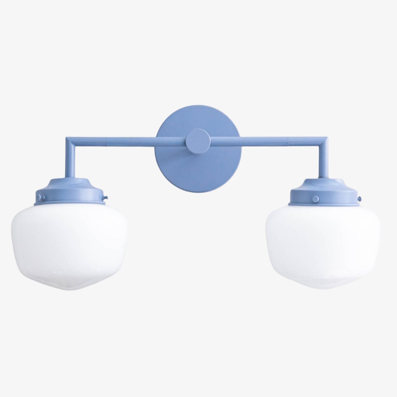 Opaalglazen wastafellamp - Vintage geïnspireerde badkamerwandverlichting HL1666