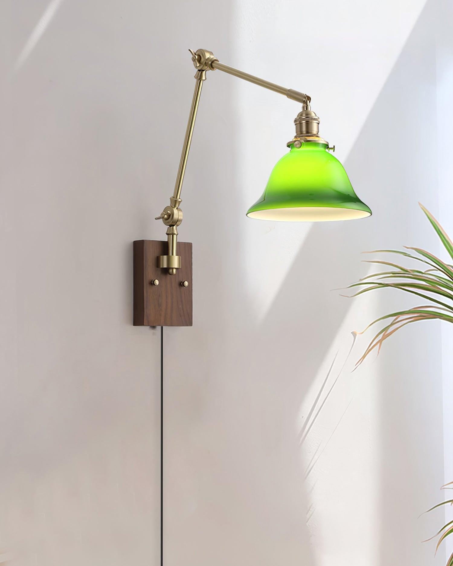 Banker Swing Arm Plug In Wandlamp HL369