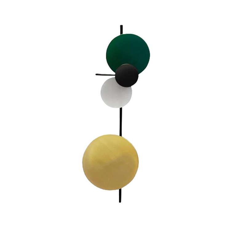 Moderne Kleurrijke Ronde PLANET Wandlamp