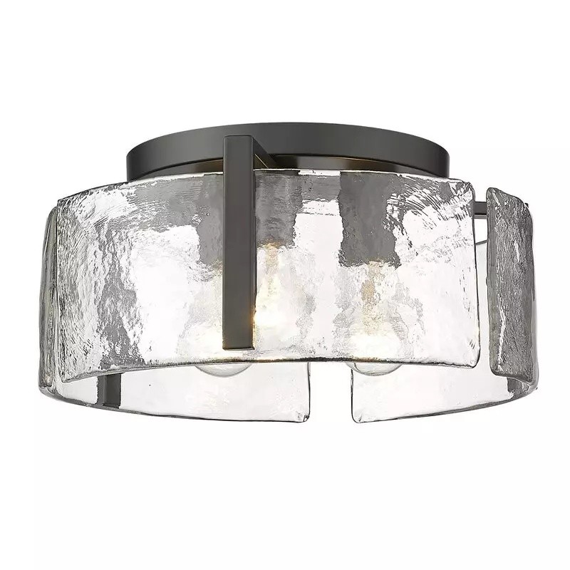 Moderne Inbouwplafondlamp Met Glazen Trommel HL267