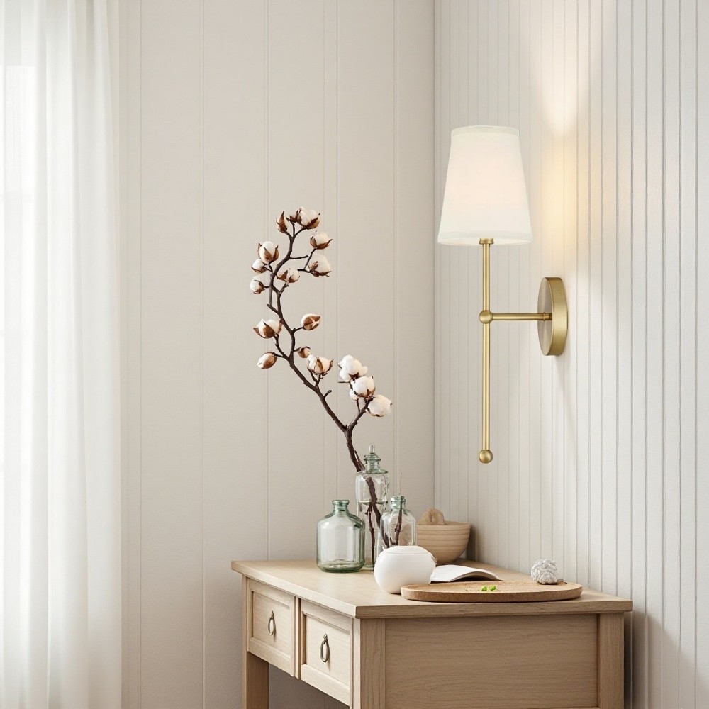 Moderne minimalistische elegantie gouden wandlamp HL982