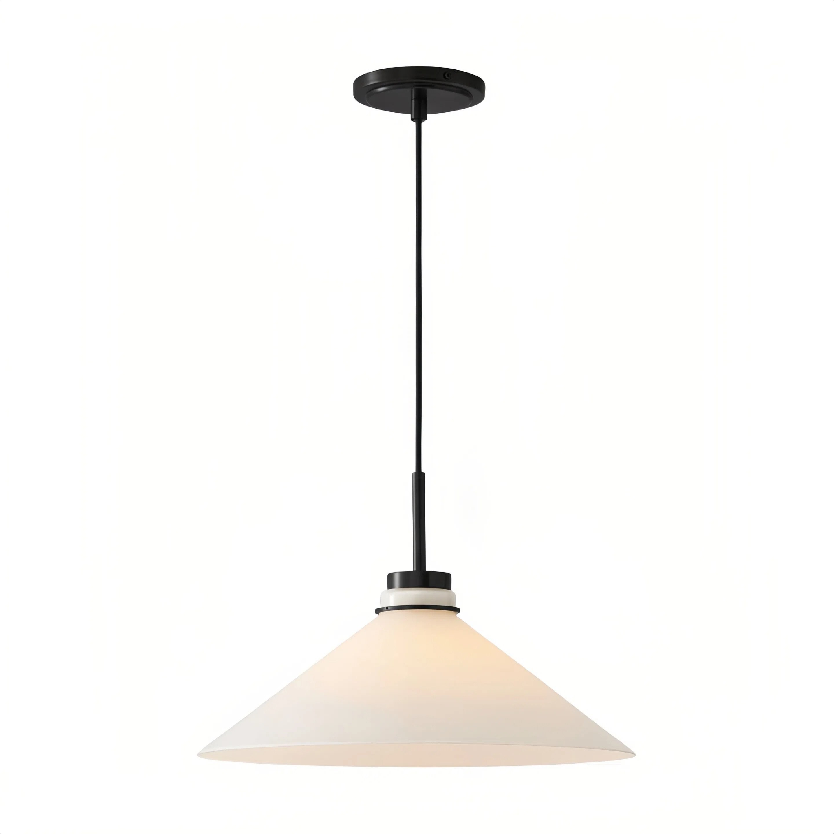 Aurenza Moderne Boerderij Hanglamp - Verstelbare Kap voor Warme Sfeer HL1647