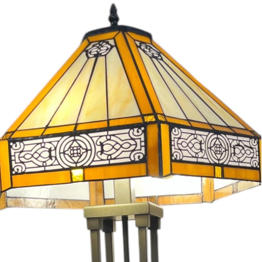 Velora Artisan Libelle Glas-in-lood Tafellamp - Vintage Tiffany Stijl Accentlamp voor de Woonkamer HL2093