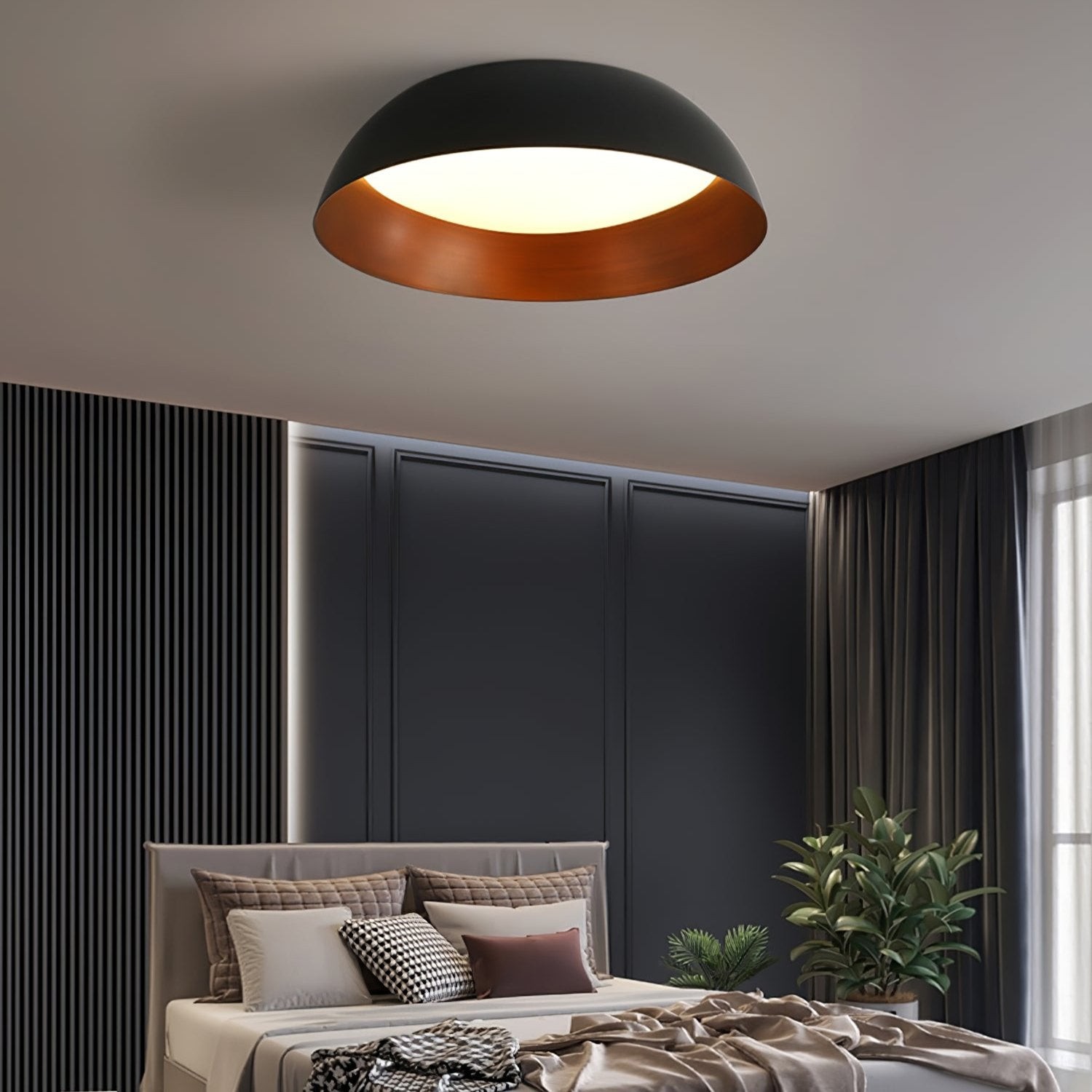 Italiaanse minimalistische komvormige plafondlamp HL596