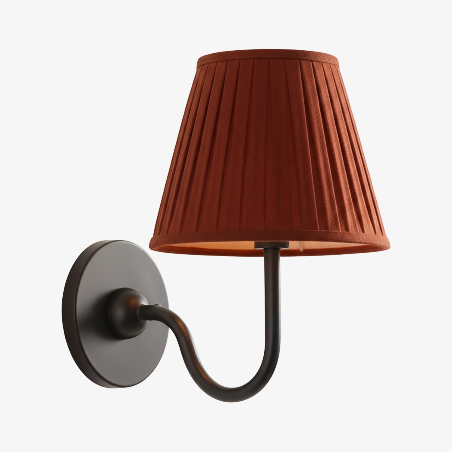 Luvora Vintage Wandlamp met Linnen Kap - Moderne Metalen Wandverlichting HL1594