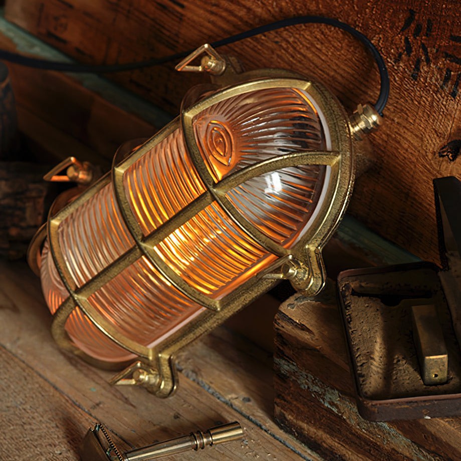 Fremantle messing bunkerwandlamp HL3189
