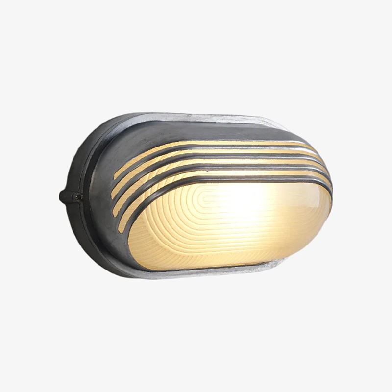 Morvane Industriële Buitenwandlamp - Retro Metalen Armatuur voor Entree, Terras, Buiten HL2549