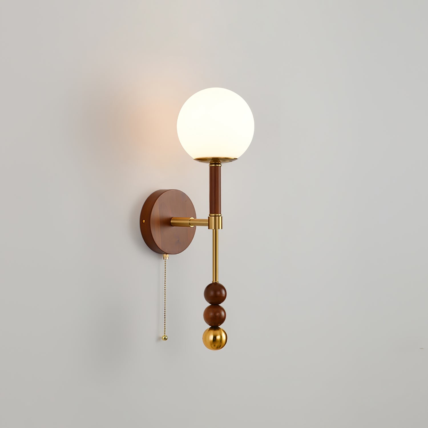 Retro Massief Houten Serie Wandlamp HL769